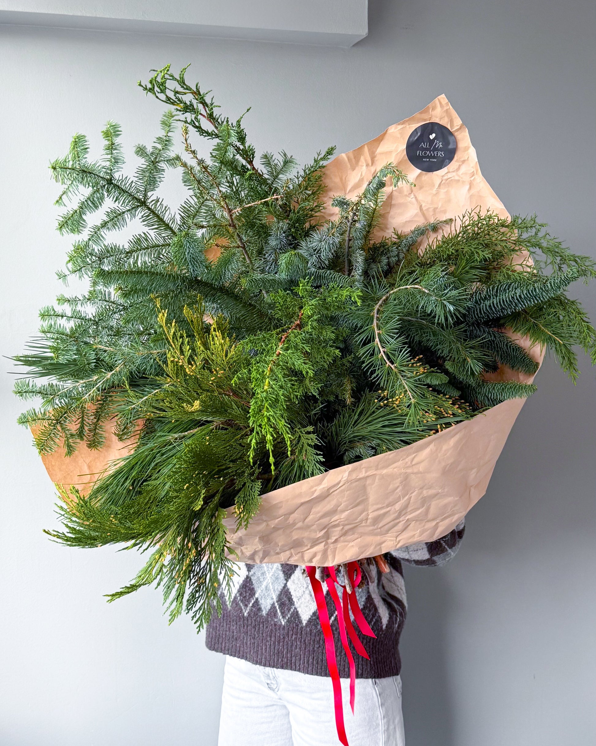 Bouquet "Christmas Greenery Mix" - mix of winter greens