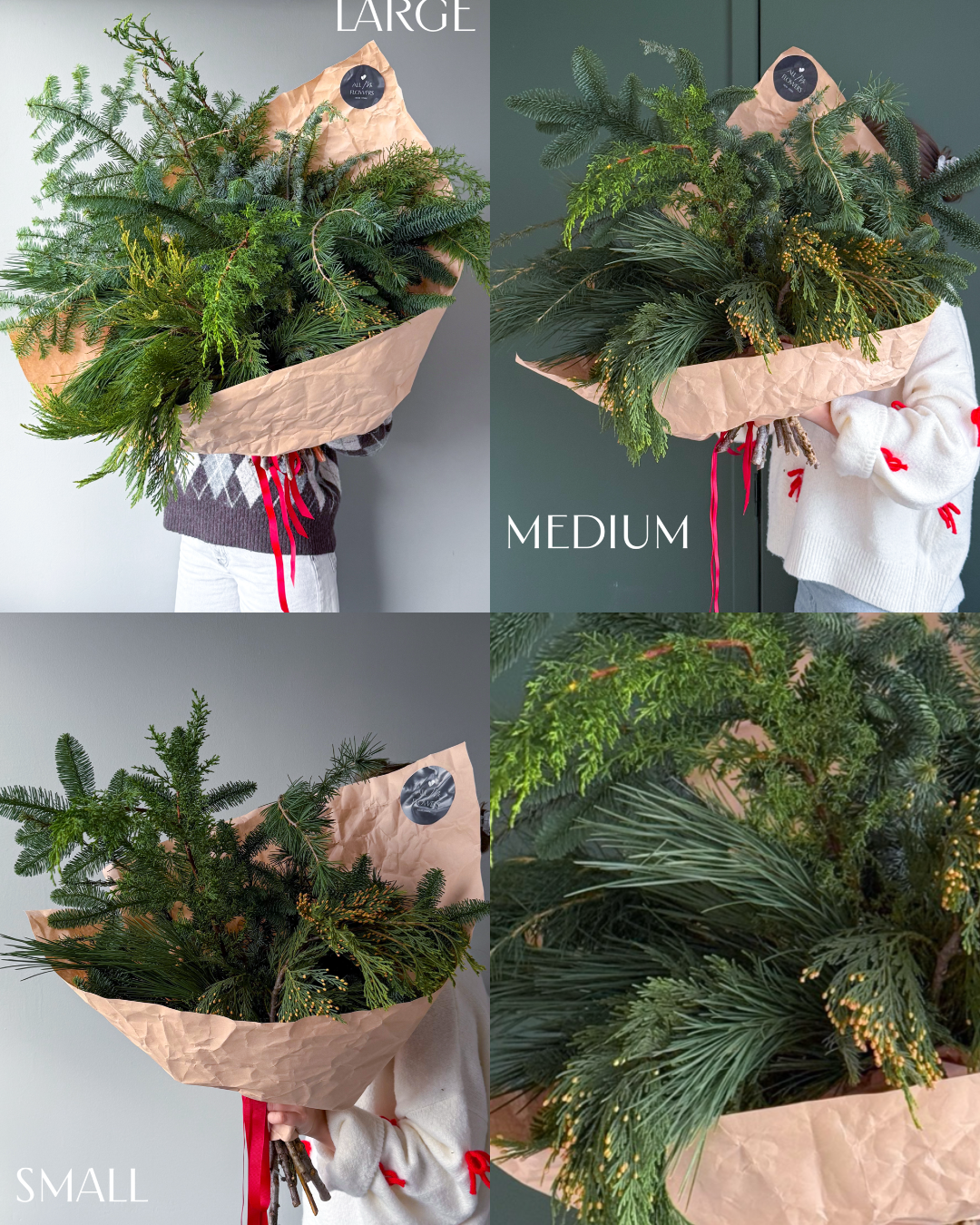 Bouquet "Christmas Greenery Mix" - mix of winter greens