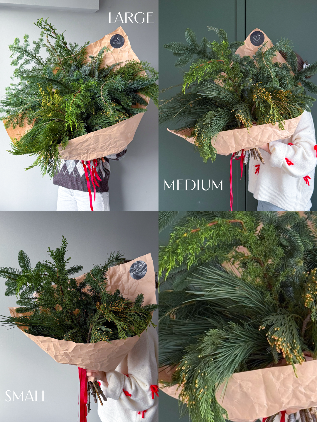 Bouquet "Christmas Greenery Mix" - mix of winter greens