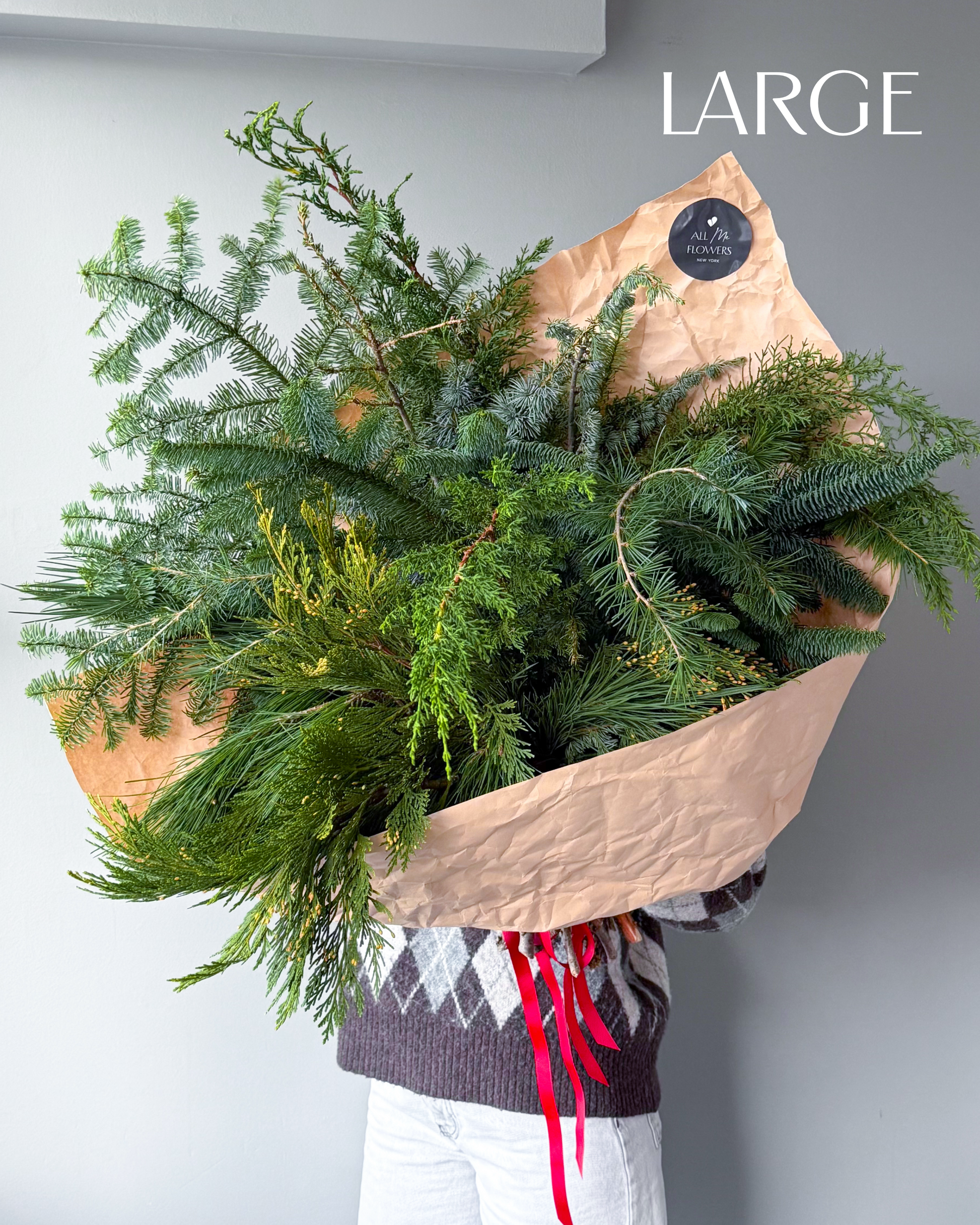 Bouquet "Christmas Greenery Mix" - mix of winter greens