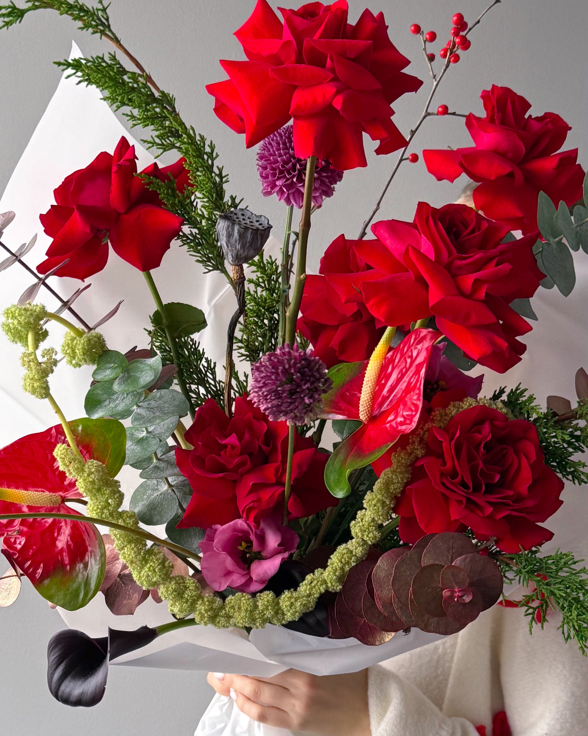 flow-bouquet-ruby-red-roses-anthuriums-seasonal-flowers-palette-bouquets-all-me-flowers-nyc