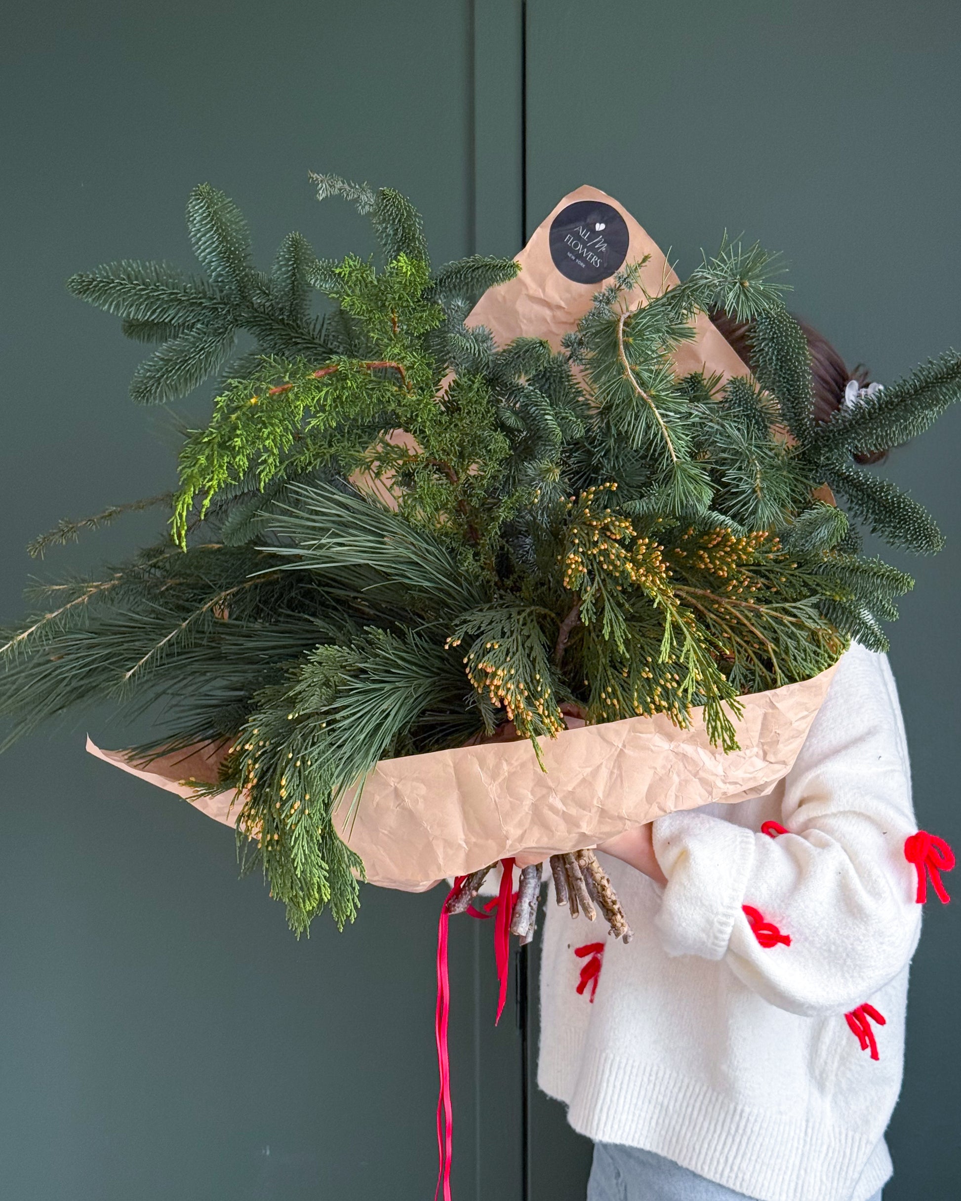 christmas-greenery-mix-bouquet-seasonal-winter-greens-all-me-flowers-nyc