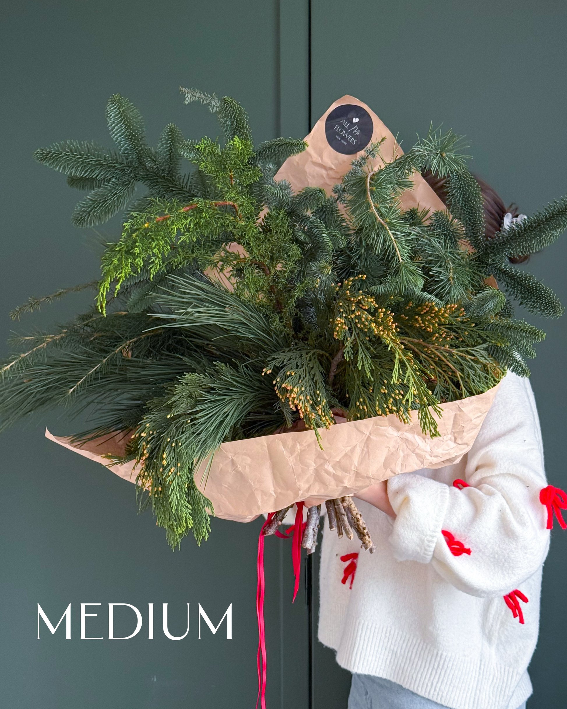 christmas-greenery-mix-bouquet-seasonal-winter-greens-all-me-flowers-nyc