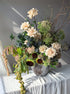 palette-10-bouquet-in-vase-cream-roses-sunflowers-all-me-flowers-brooklyn-nyc