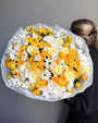 designer-mixes-round-bouquet-sunny-yellow-white-brooklyn-nyc
