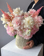 vase-arrangement-blush-pink-roses-hydrangeas-astilbe-palette-bouquet-in-vase-all-me-flowers-nyc