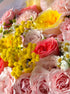 Bouquet “Best of Spring” - garden roses, chamomile, mimosa, seasonal flowers - All Me Flowers