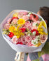Bouquet “Best of Spring” - garden roses, chamomile, mimosa, seasonal flowers - All Me Flowers