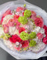 Bouquet "Blush Bloom" - garden peony roses, chamomiles, seasonal flowers - All Me Flowers