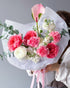 Bouquet “Blush Couture” - garden roses, hydrangeas, carnations - All Me Flowers