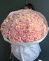 Bouquet of Pink Mondiale roses - 200 stems in the pic - All Me Flowers