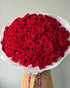 Bouquet of red roses - 100 stems in the pic - All Me Flowers