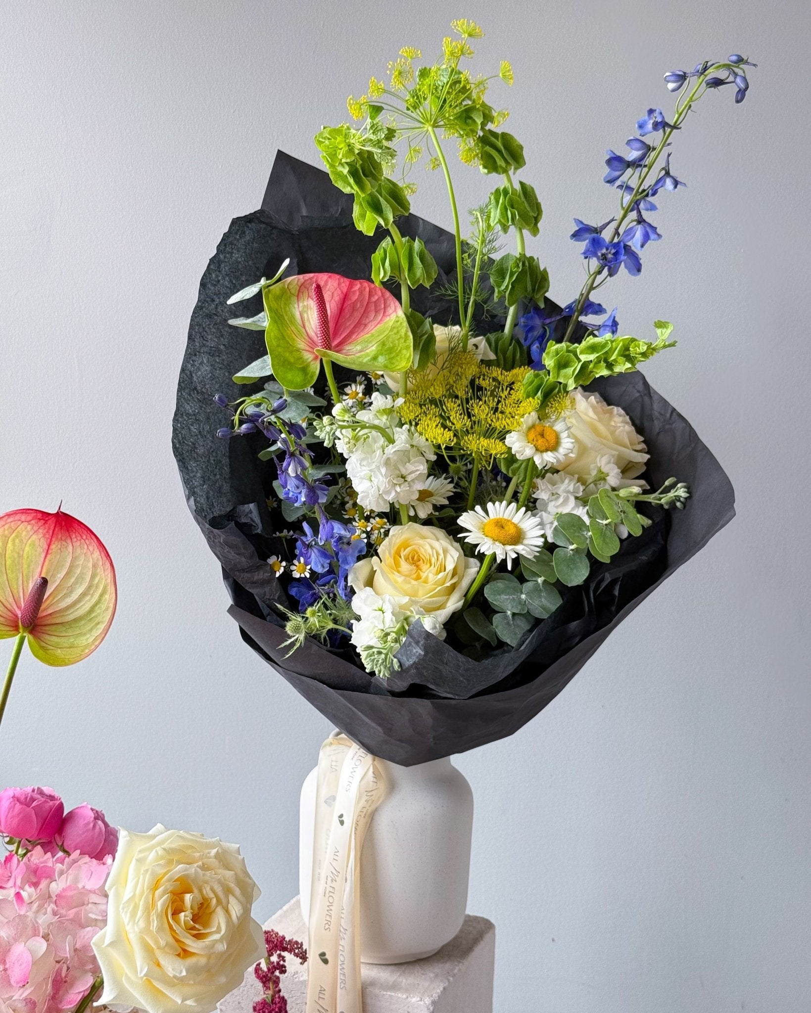 Bouquet of the week N.4 - roses, seasonal flowers - All Me Flowers