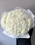 Bouquet of white roses - 100 stems in the pic - All Me Flowers