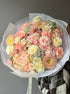 Bouquet “Peach Fizz” - garden roses, seasonal flowers - All Me Flowers