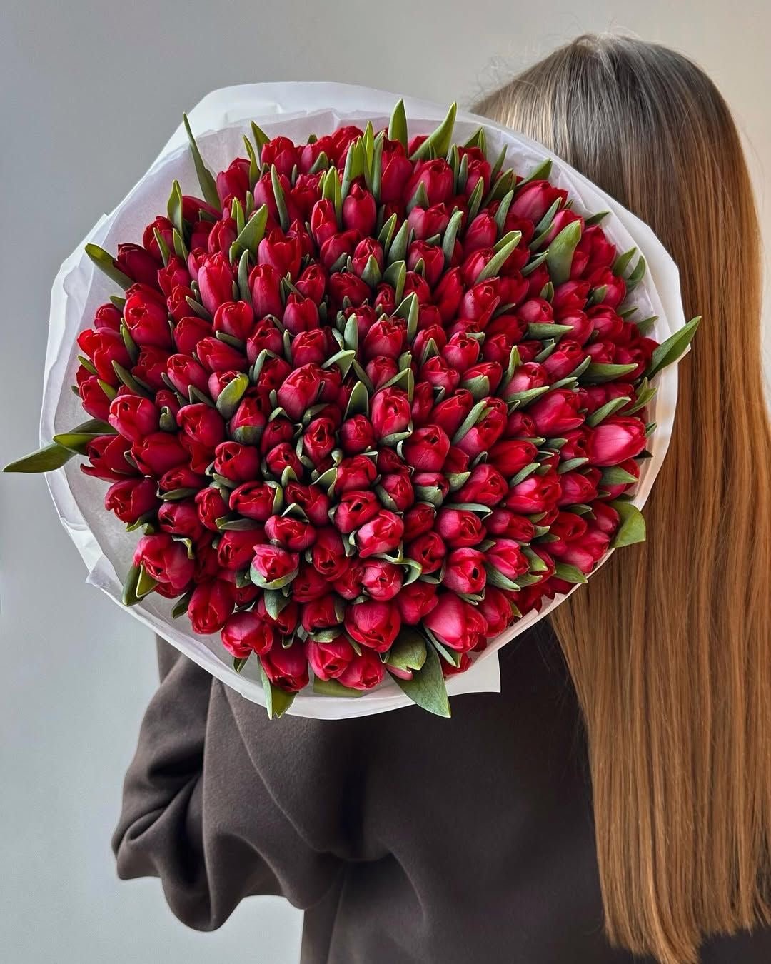 Bouquet “Peony Double Tulips” - available in multiple colors - All Me Flowers