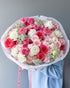 Bouquet “Pink Cloud” - garden peony roses, ranunculuses, seasonal flowers - All Me Flowers