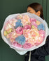 Bouquet “Sweet Cloudberry” - garden roses, seasonal flowers - All Me Flowers