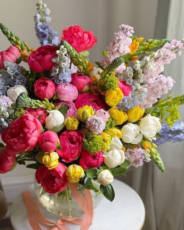 Bright Flower Subscription - vivid seasonal blooms - All Me Flowers