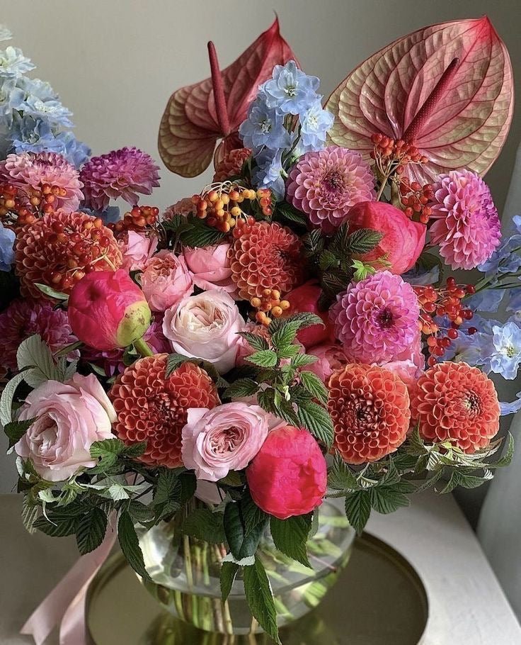 Bright Flower Subscription - vivid seasonal blooms - All Me Flowers
