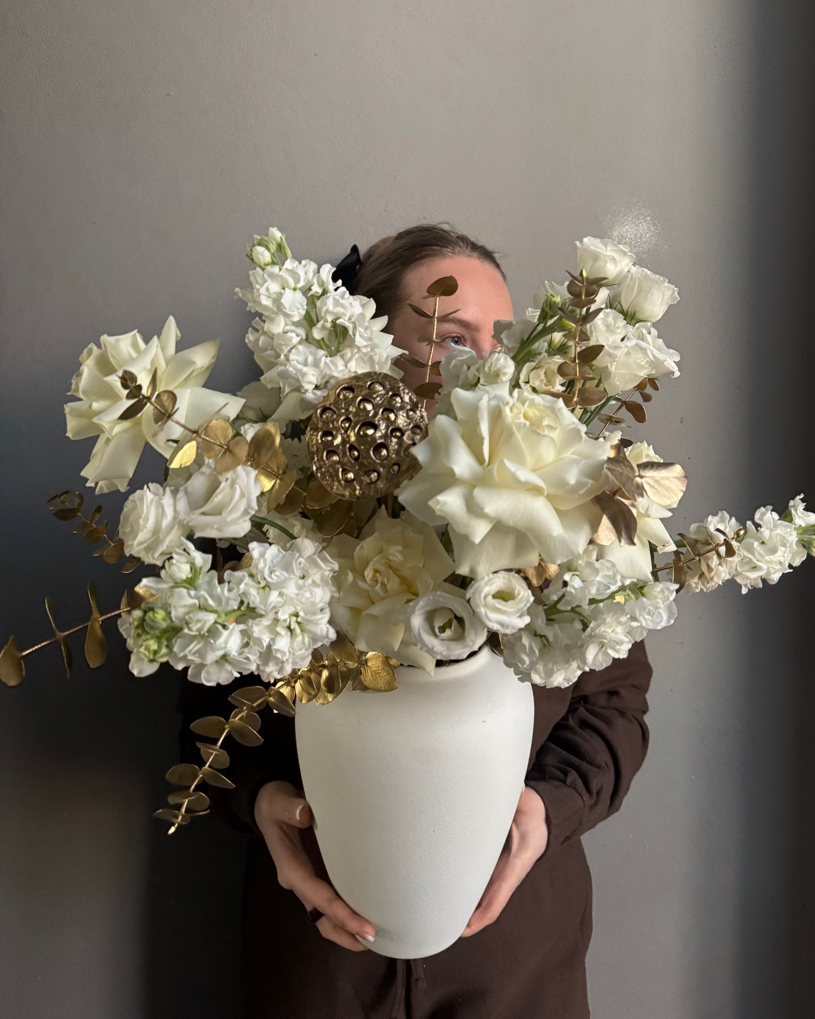Ceramic Vase — Selected to Match Your Bouquet - All Me Flowers