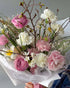 Flow Bouquet “Blush” - roses, ranunculuses, seasonal flowers - All Me Flowers