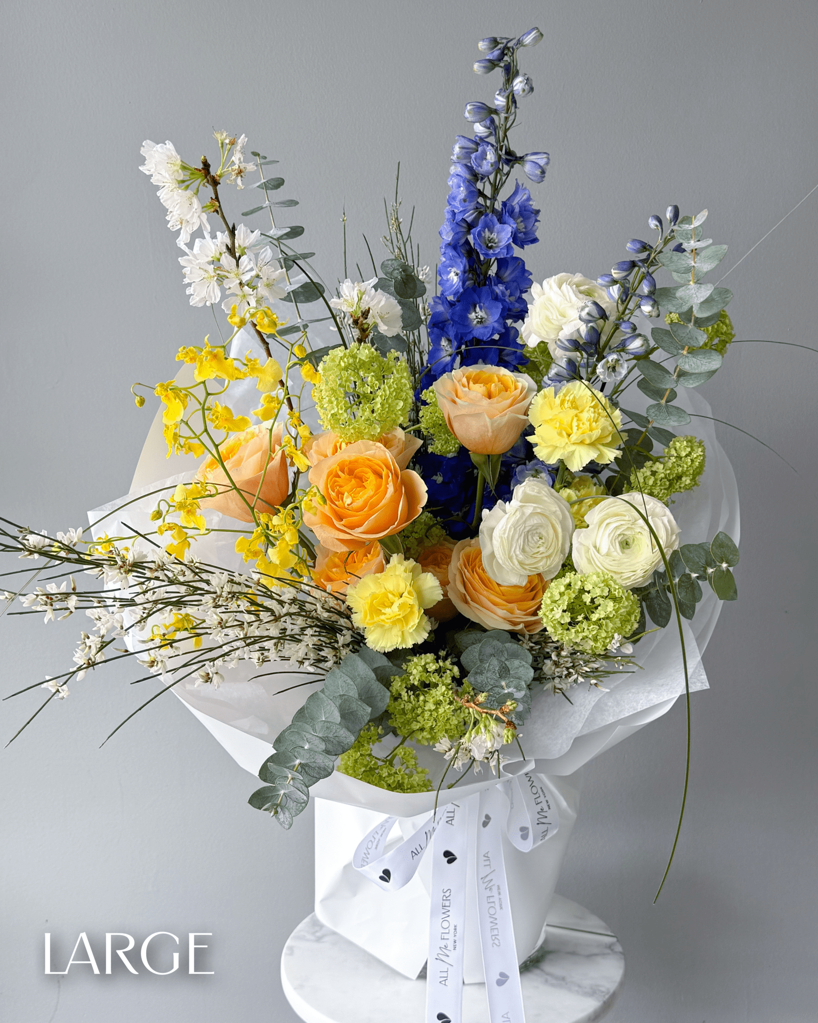 Flow Bouquet “Festival” - roses, mums, seasonal flowers - All Me Flowers