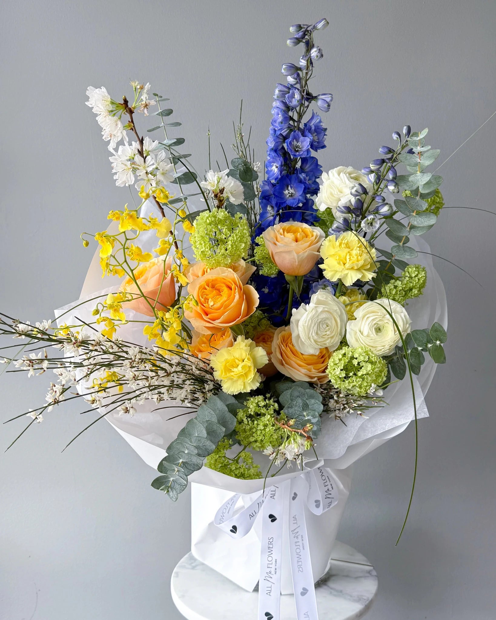 Flow Bouquet “Festival” - roses, mums, seasonal flowers - All Me Flowers