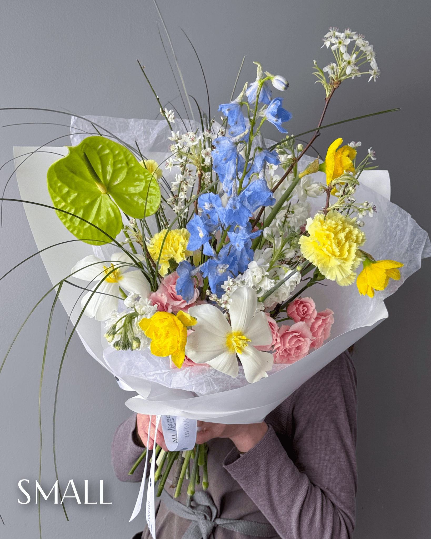 Flow Bouquet “Festival” - roses, mums, seasonal flowers - All Me Flowers