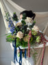 Flow Bouquet "Woodland" - roses, greens, seasonal flowers - All Me Flowers