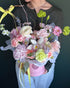 Flower Box “Blossom” - garden roses, seasonal flowers - All Me Flowers