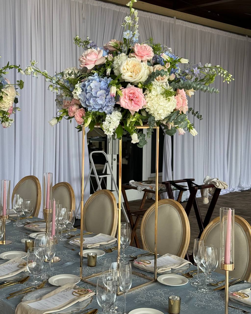 High Centerpieces - each centerpiece suits tables for up to 6 guests - All Me Flowers
