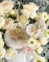Pumpkin Arrangement “Ivory Enchantment” - roses, seasonal flowers - All Me Flowers