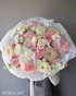 Round Bouquet “Blush” - roses, ranunculuses, hydrangeas, seasonal flowers - All Me Flowers