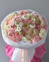 Round Bouquet “Blush” - roses, ranunculuses, hydrangeas, seasonal flowers - All Me Flowers