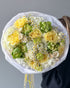 Round Bouquet “Meadow” - roses, hydrandeas, seasonal flowers - All Me Flowers