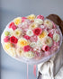 Round Bouquet “Sunny” - roses, seasonal flowers - All Me Flowers