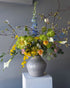 Vase Arrangement “Festival” - roses, mums, seasonal flowers, vase included - All Me Flowers