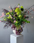 Vase Arrangement "Forest Reverie" - seasonal flowers, vase included - All Me Flowers