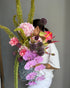 Vase Arrangement “Orchid Bloom” - orchids, anthuriums, birds of paradise, vase included - All Me Flowers