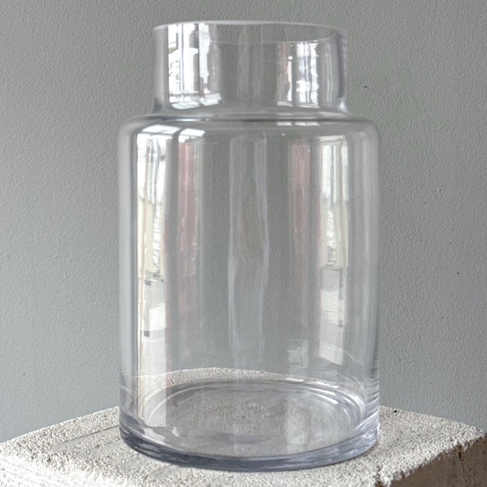Vase N.3 - clear glass vase - All Me Flowers
