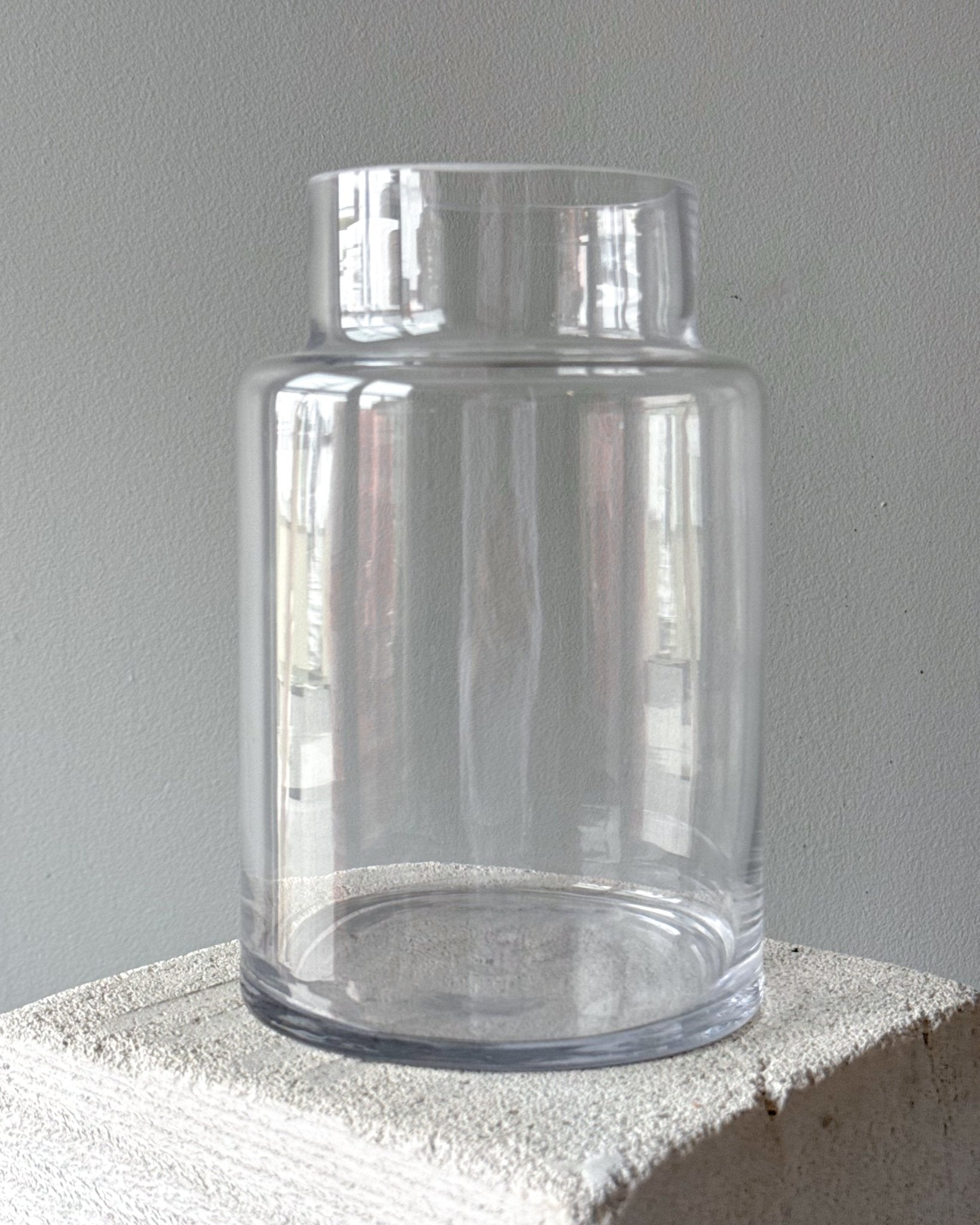 Vase N.3 - clear glass vase - All Me Flowers