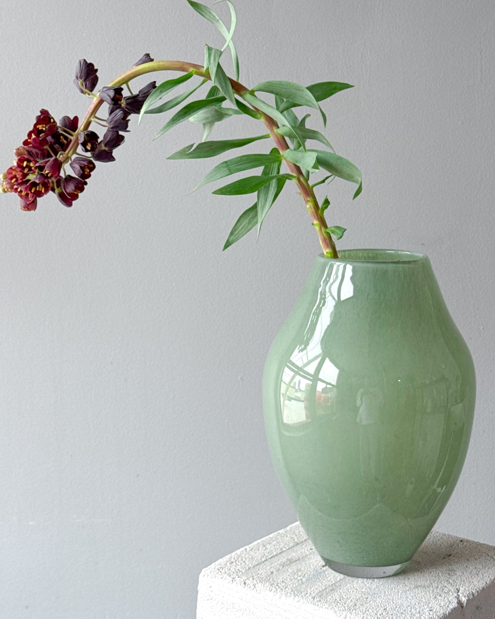 Vase N.4 - medium glass vase - All Me Flowers