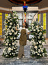Wedding arch - choose your shape and floral palette - All Me Flowers