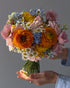 Wedding Bouquet “Clementine” - roses, ranunculus, seasonal flowers - All Me Flowers
