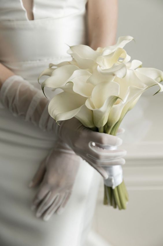Wedding Bouquet “Muse” - calla lillies - All Me Flowers