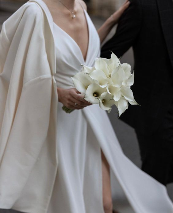Wedding Bouquet “Muse” - calla lillies - All Me Flowers
