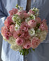 Wedding Bouquet “Rosé” - roses, lisianthus, seasonal flowers - All Me Flowers